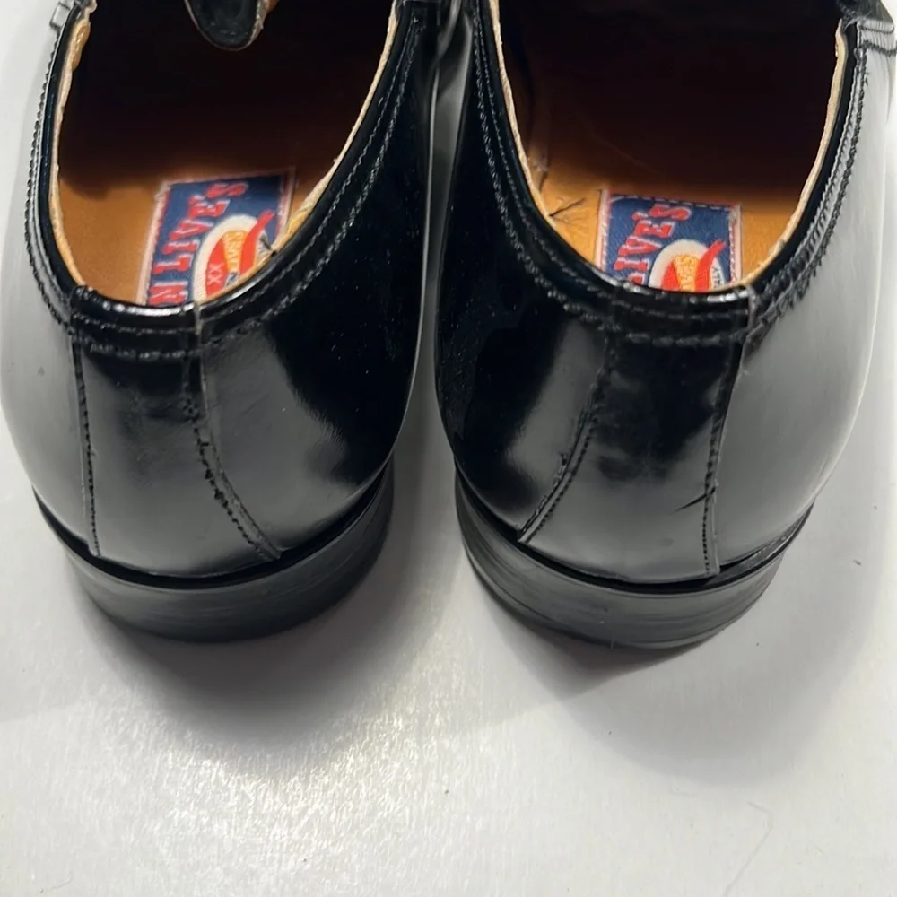 GREEN LIVE'S - Men suede and leather slips on Italian made dress shoe